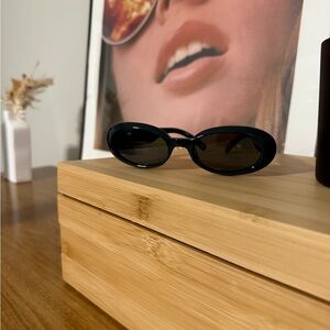 Le Specs Work It Oval Sunglasses